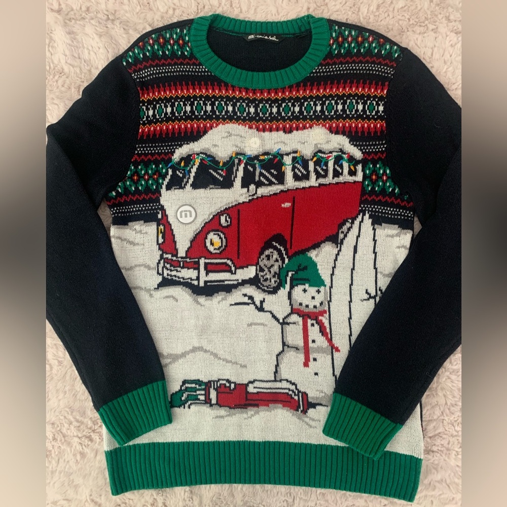 Travis Mattthew
Christmas Sweater Light Up Volkswagen VW Bus Golf sz Small